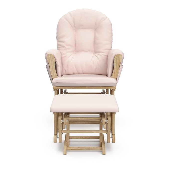 Storkcraft Premium Hoop Glider & Ottoman — GREENGUARD Gold Certified Nursery - Image 5