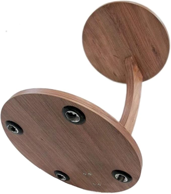C Shaped End Table for Couch Small Places, Space Saver Round Side Table for - Image 3
