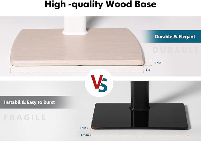 FITUEYES Floor TV Stand Tall for Living Room, Corner TV Stands for TVs up to 70 - Image 6