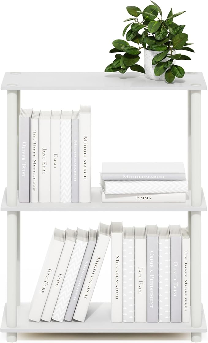 Furinno Turn-N-Tube 3-Tier Compact Multipurpose Shelf Display Rack - Image 4
