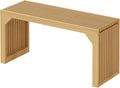 ROOMTEC 35" Dining Bench, Indoor Wood Bench by ROOMTEC