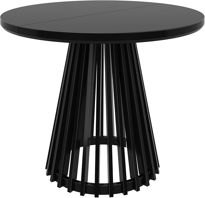 Plank+Beam Lido Round Dining Table, Minimalist Kitchen Table - Image 3