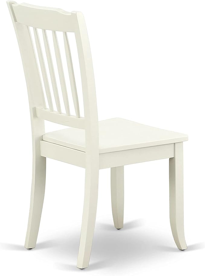 East West Furniture SUDA5-LWH-W 5 Piece Dining Room Furniture Set Includes a - Image 10