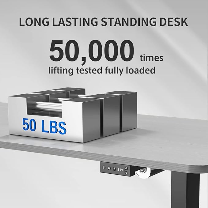 JOY worker Electric Height Adjustable Standing Desk, Quick Assembly Standing - Image 7