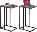 WLIVE Side Table Set of 2, C Shaped End Table Sets, Small Sofa Side Tables by WLIVE