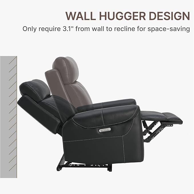 Leather Recliner Chair for Adults Wall Hugger RV Recliner - Image 5