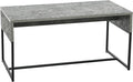 Household Essentials Wrap Rectangular Coffee Table Rustic Slate Concrete and by HouseholdEssentials