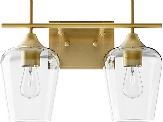 VONLUCE Bathroom Vanity Light, 2 Light Bathroom Light Fixture Over Mirror by Vonluce