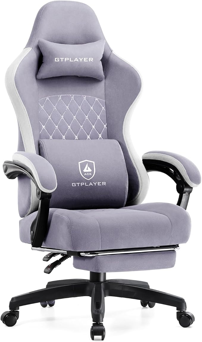 GTPLAYER Office Chair, Gaming Computer Desk Fabric Chair by GtracingDirect