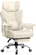 COMHOMA Big and Tall Office Chair, High Back Leather Gaming Chair by ComHoma