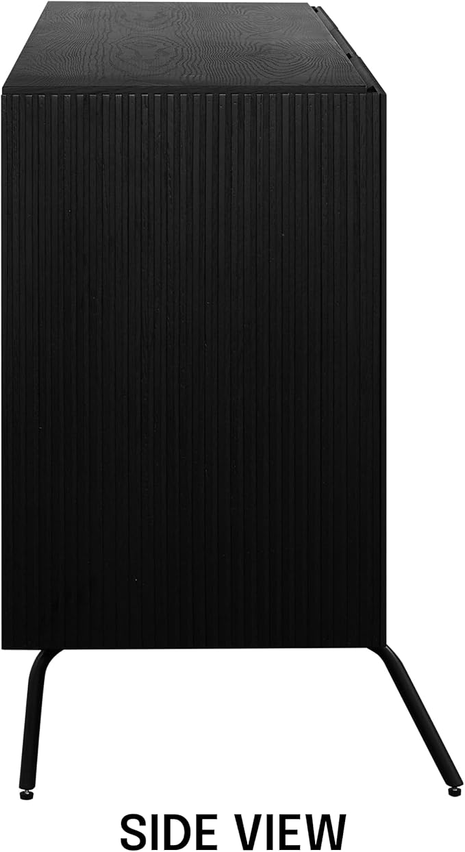 NTC Veil Modern Sideboard with 3 Doors, Buffet Cabinet with Vertical Groove - Image 7