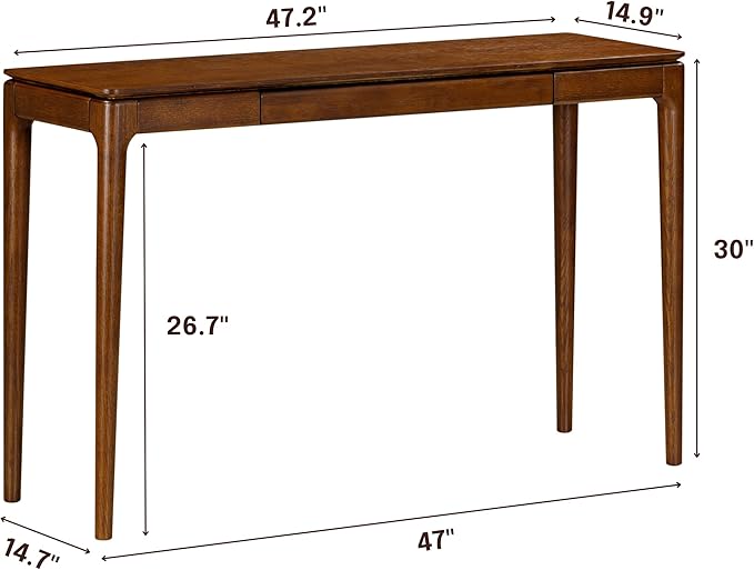 NTC Mingle Modern Wooden Rectangle Console Table - Image 2