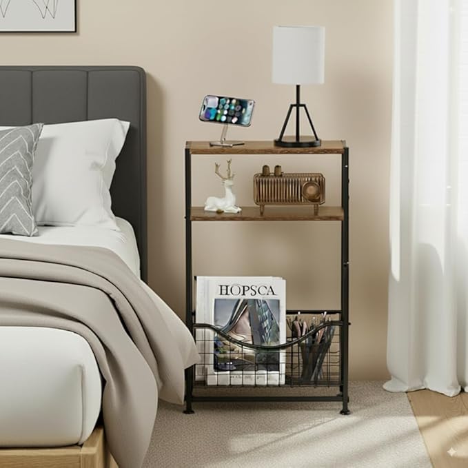 Narrow Side Table, Skinny Small End Tables - Image 5