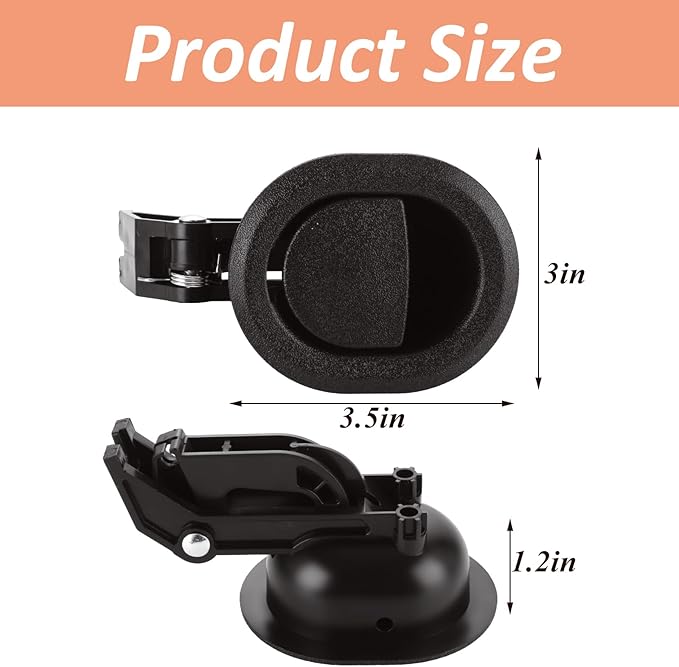 4 Pack Recliner Pull Handle Replacement, 3.5x3 Inch Recliner Replacement Parts - Image 2