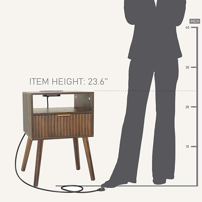 Mid Cetury Modern Nightstand - Image 7