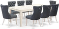 East West Furniture LGDA9-LWH-13 9 Piece Kitchen Set Includes a Rectangle by EastWestFurniture