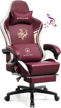 GTPLAYER Gaming Chair with Bluetooth Speakers and Footrest, Dragon Series Video by GtracingDirect