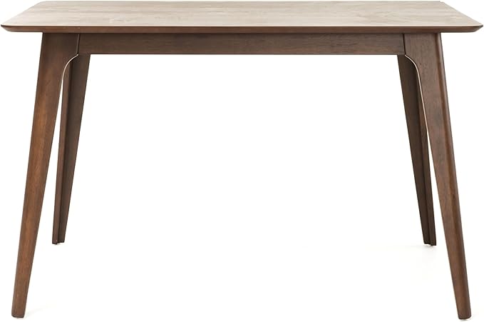 Mid-Century Modern Solid Wood Dining Table - Image 6