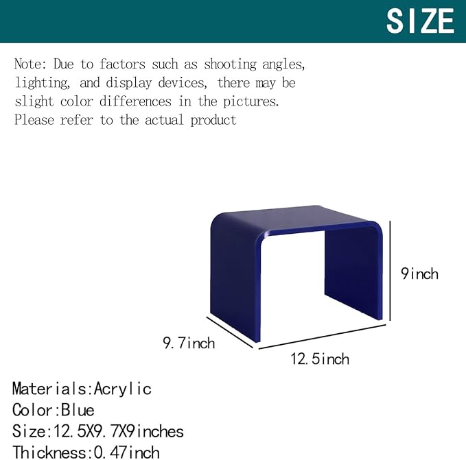 Acrylic Kids' Step Stool – Small Footstool - Image 2