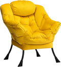 HollyHOME Modern Fabric Large Lazy Chair, Accent Oversized Comfy Reading Chair by HollyHOME