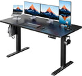 HUANUO 55" x 24" Electric Standing Desk Adjustable Height, 4 Memory Height by HUANUO