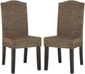 SAFAVIEH Home Collection Odette Grey Wicker Dining Chair by SAFAVIEH