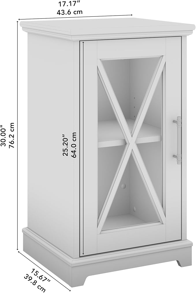 Bush Furniture Lennox Small Farmhouse End Table - Image 3