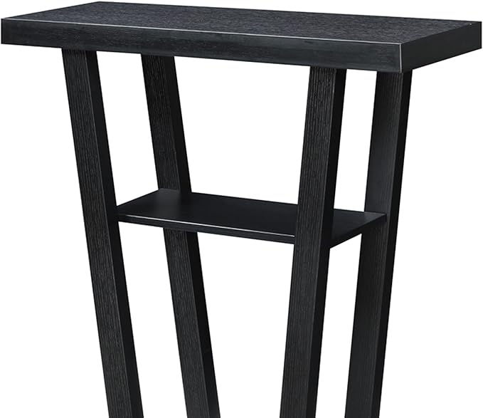 Convenience Concepts Newport V Console Modern Sofa Storage Shelves, Narrow - Image 4