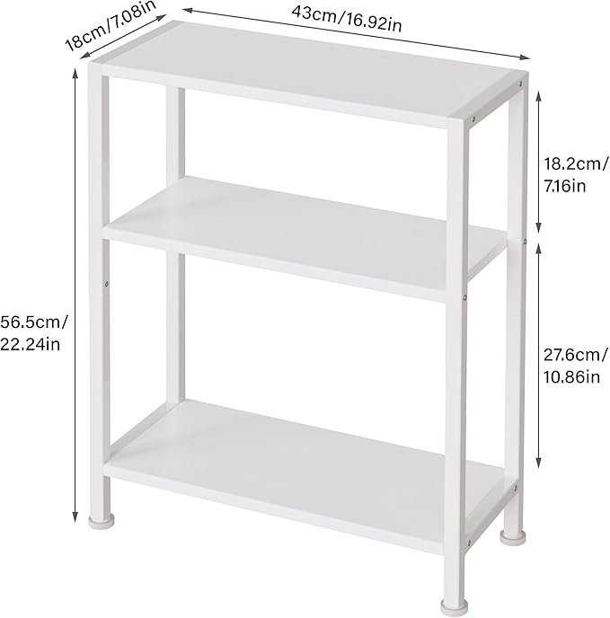 3-Tier Side Table, Small End Table, Sofa Side Table - Image 3