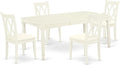 East West Furniture DOCL5-LWH-C 5 Piece Dinette Set by EastWestFurniture