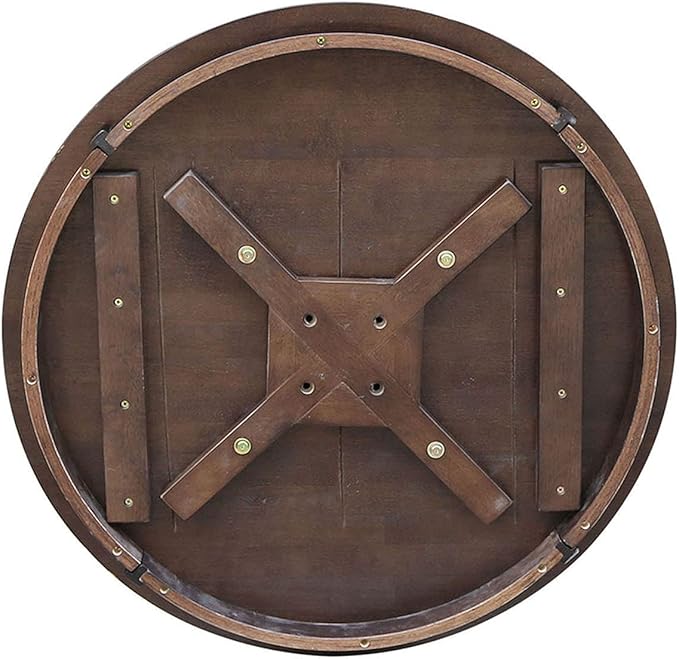 IC International Concepts 30" Round Top Pedestal Table, Bar Height-40.9" - Image 3