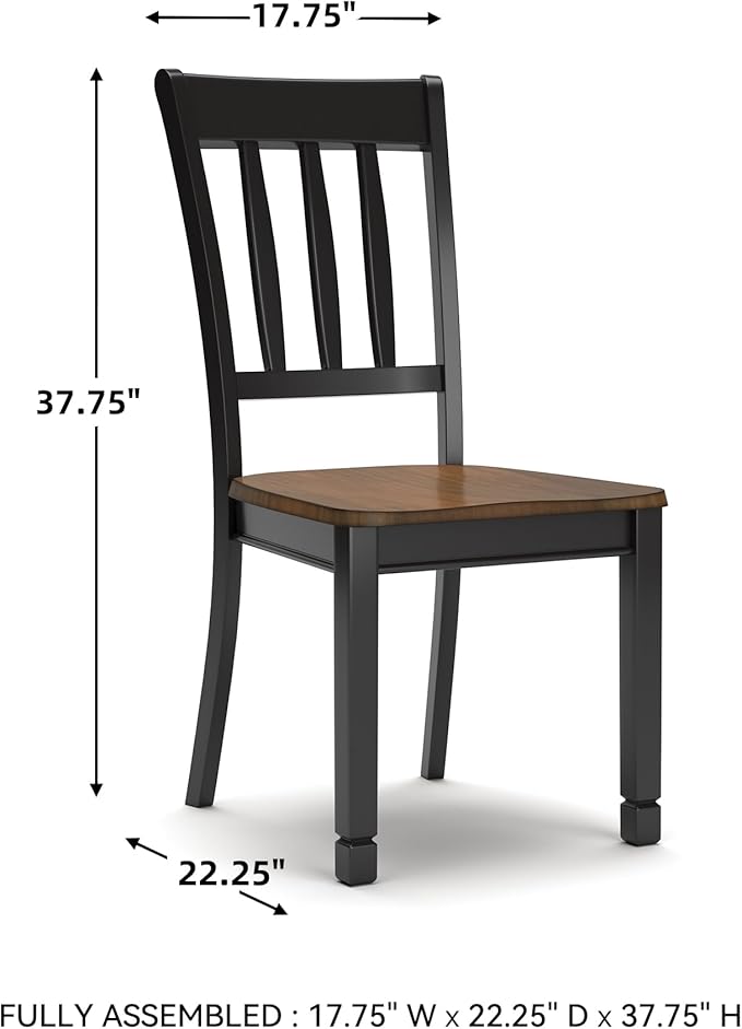 Signature Design by Ashley Owingsville Modern Farmhouse Dining Room Side Chair - Image 3
