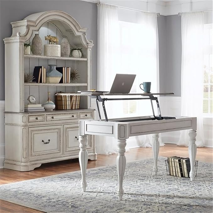 Liberty Furniture Industries Magnolia Manor Lift Top Writing Desk, W56 x D28 x - Image 2