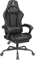Gaming Chair with Linkage Armrest & Footrest, High Back Video Gaming Chair by Ergodesign