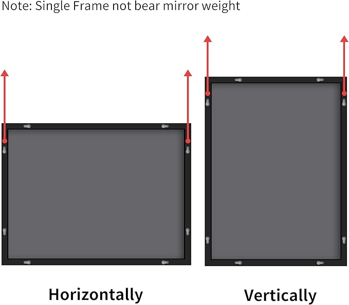 30x72inch Bathroom Mirror, Large Rectangular Wall Mirror - Image 9