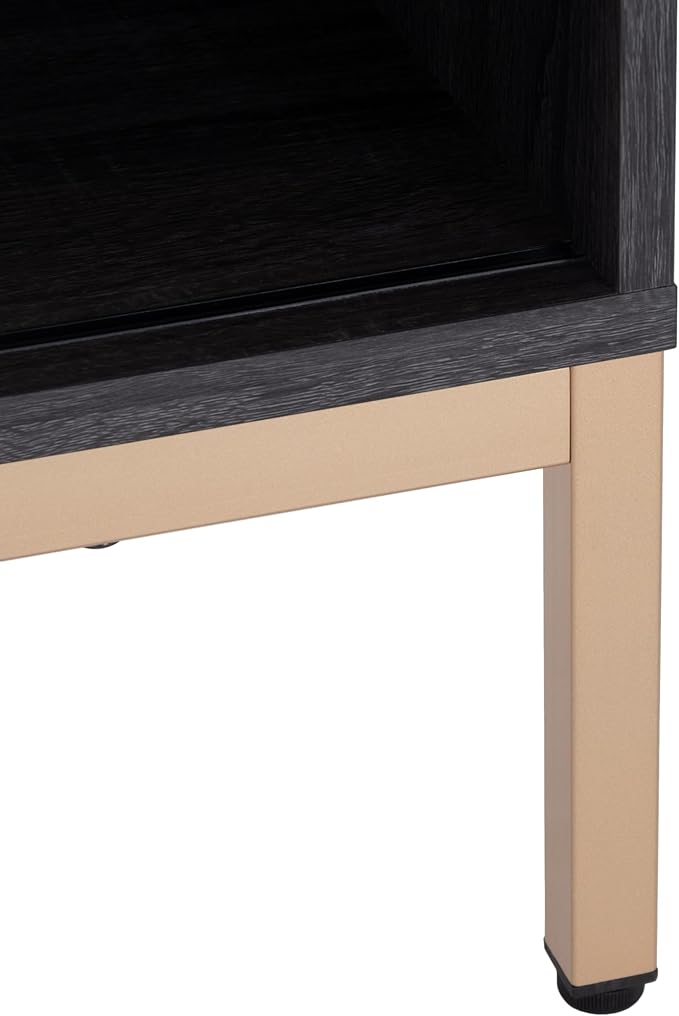 SAFAVIEH Lylia TV Stand for up to 55" Flatscreen – Distressed Black - Image 8
