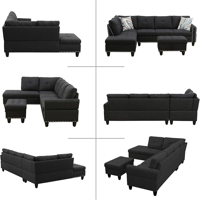 L Shaped Modular Sectional Sofa - Image 6