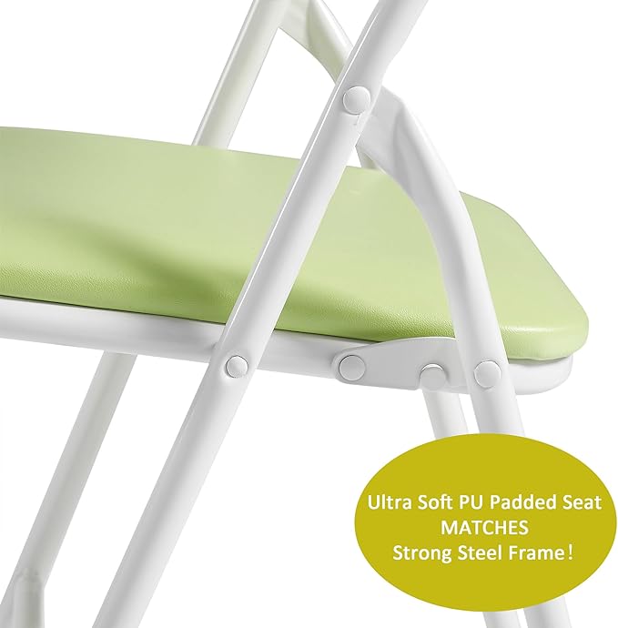 VECELO Kids Folding Activity Table and Chair Set, - Image 4