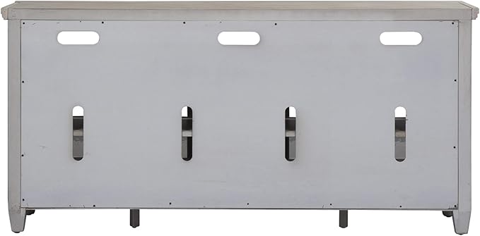 Liberty Furniture Industries Heartland Entertainment TV Stand, Antique White - Image 8