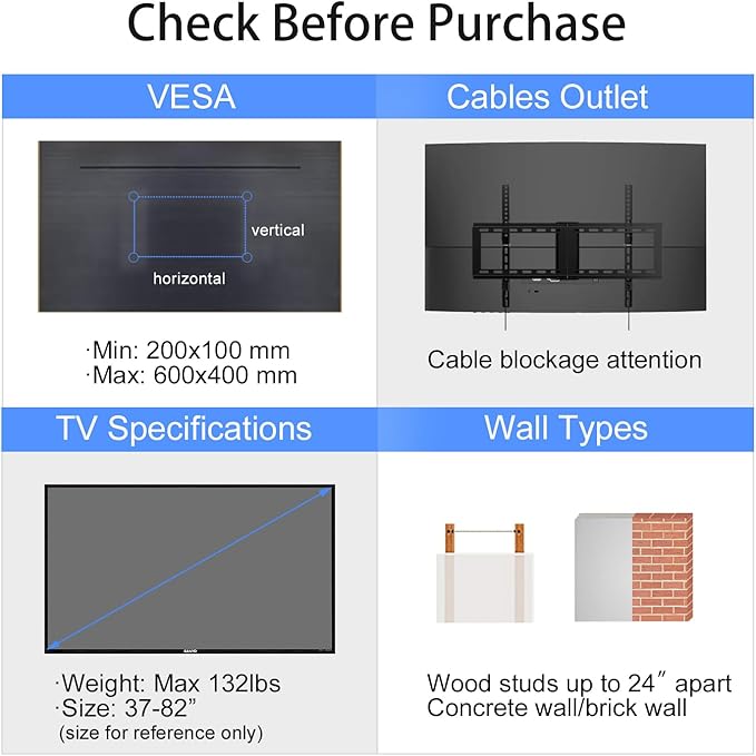 Suptek Tilt TV Wall Mount Bracket - Image 2