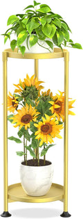 KMOTASUO 2 Tier Plant Stand Indoor by KMOTASUO
