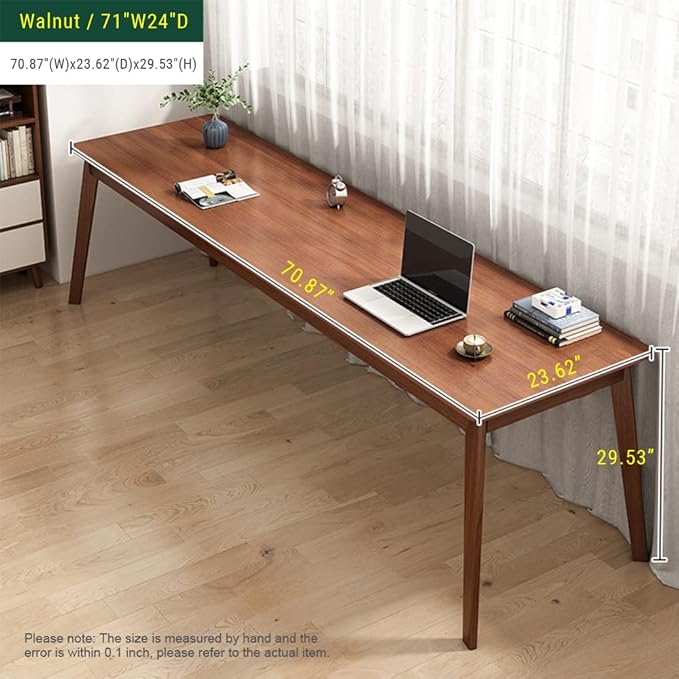 Mid-Century Long Desk Table - Image 5