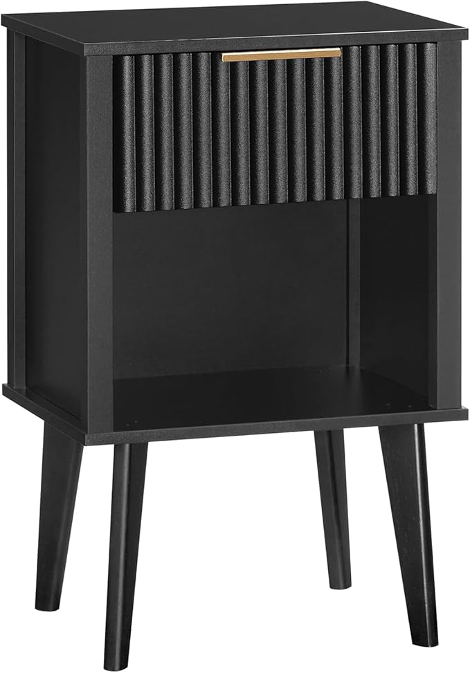 End Table, Fluted Night Stand, Modern Side Table, Bedside Table - Image 8