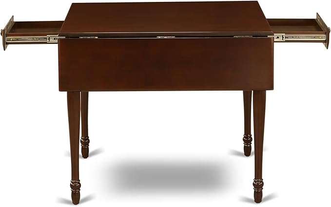 East West Furniture MZCL5-MAH-C 5 Piece Kitchen Table & Chairs Set Includes a - Image 11