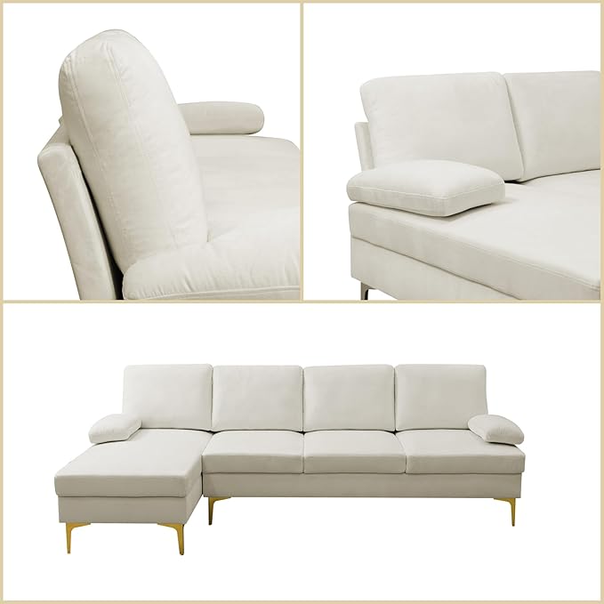 L Shaped Sectional Couch, Modern Modular Sectional Sofa - Image 5