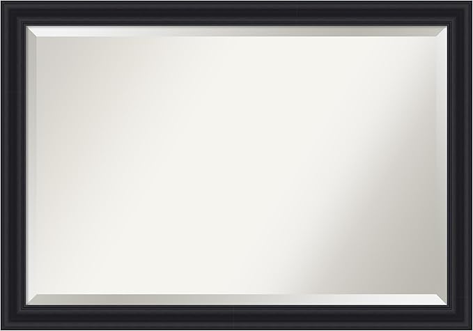 Amanti Art Black Bathroom Mirror by AmantiArt