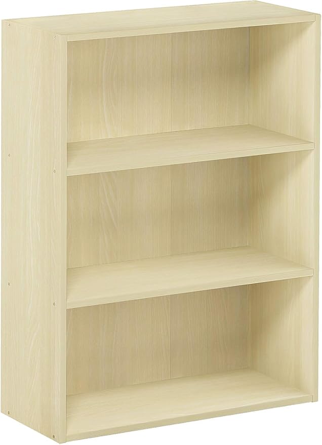 Furinno Pasir 3-Tier Open Shelf Bookcase by Furinno-FitsYourSpaceFitsYourBudget