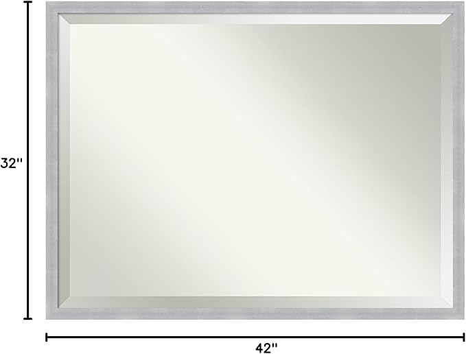 Amanti Art Silver Bathroom Mirror - Image 6
