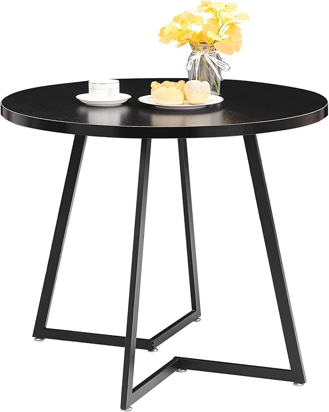 VECELO Round Dining Room Table - Image 8