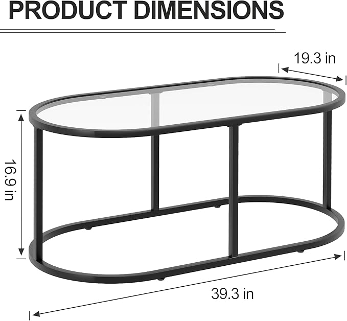 Coffee Table Black Glass Coffee Tables - Image 2